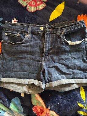 Levi’s Dark Blue Mid Length Shorts